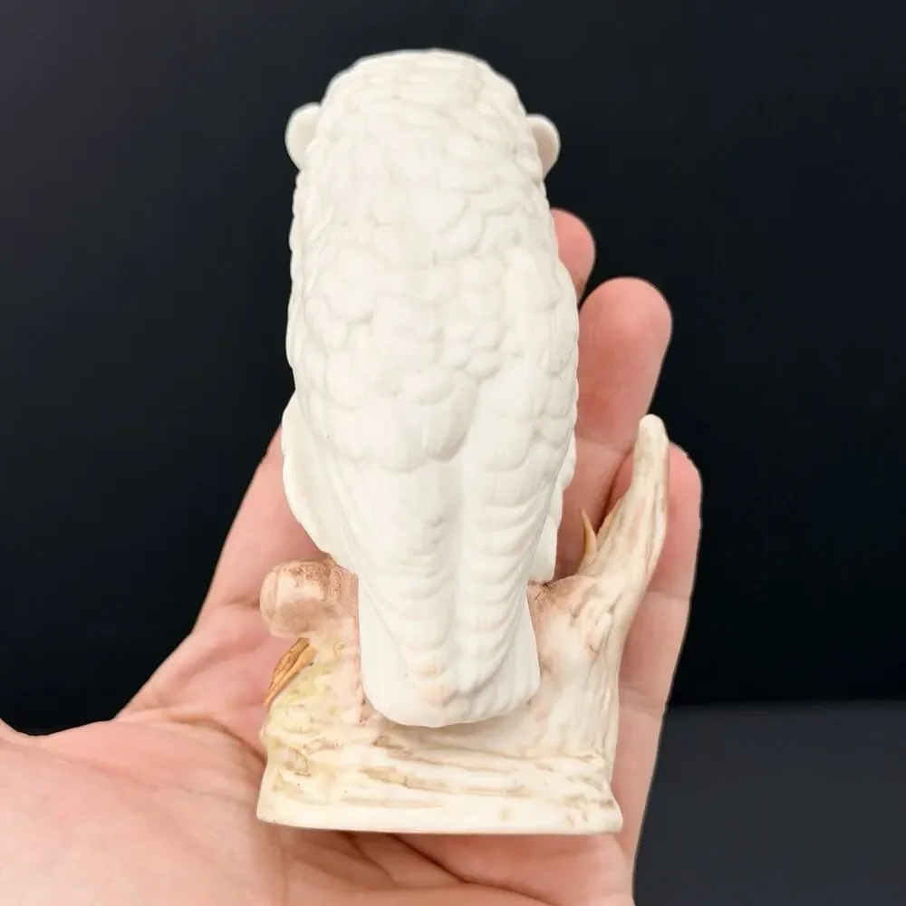Vintage 1950's Cybis Porcelain Bisque Baby Snowy Owl Figurine 4.25